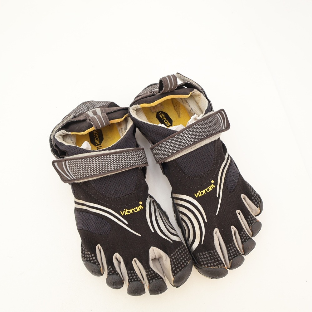 Vibram FiveFingers KMD Sport LS Mens Black Silver Training Shoes M3685 Size 43 - Picture 7 of 15